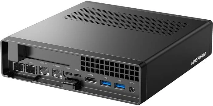 Kasë Mini PC Minisforum MS-01-S1390, Intel Core i9-13900H, barebone, e zezë