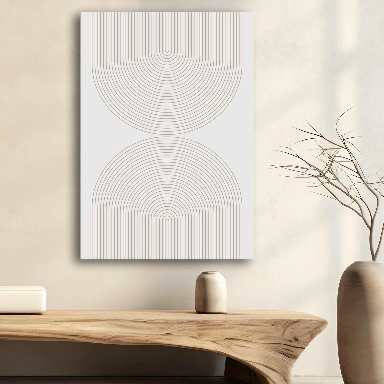 Pikturë dekorative në kanavacë, Wallity, 70100Wabisabi-014, shumëngjyrëshe, 70x100cm