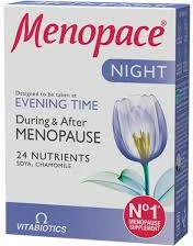 Menopace Night – Suplement për Mbështetje gjate Natës në Menopauzë