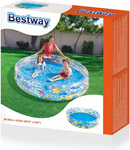 Pishinë Fryrëse Bestway për Fëmijë dhe të Rritur 183x33cm, Blu