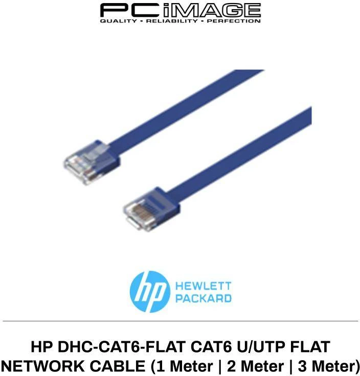 Kabllo e rrjetit HP DHC-CAT6-FLAT-3M Cat6 U/UTP,1Gbps