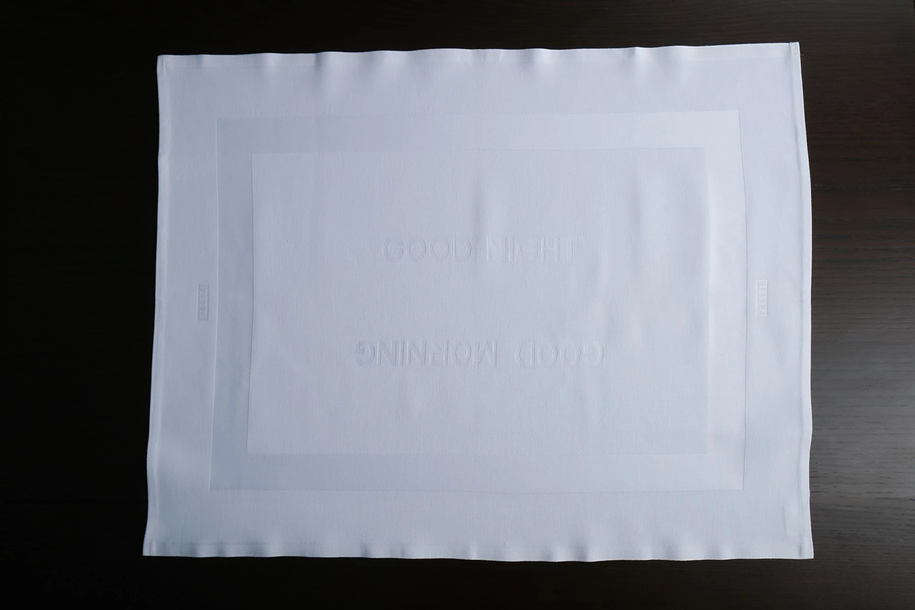 Pecetë pambuku e bardhë, Evila Originals, Fle0482c, 55x70cm