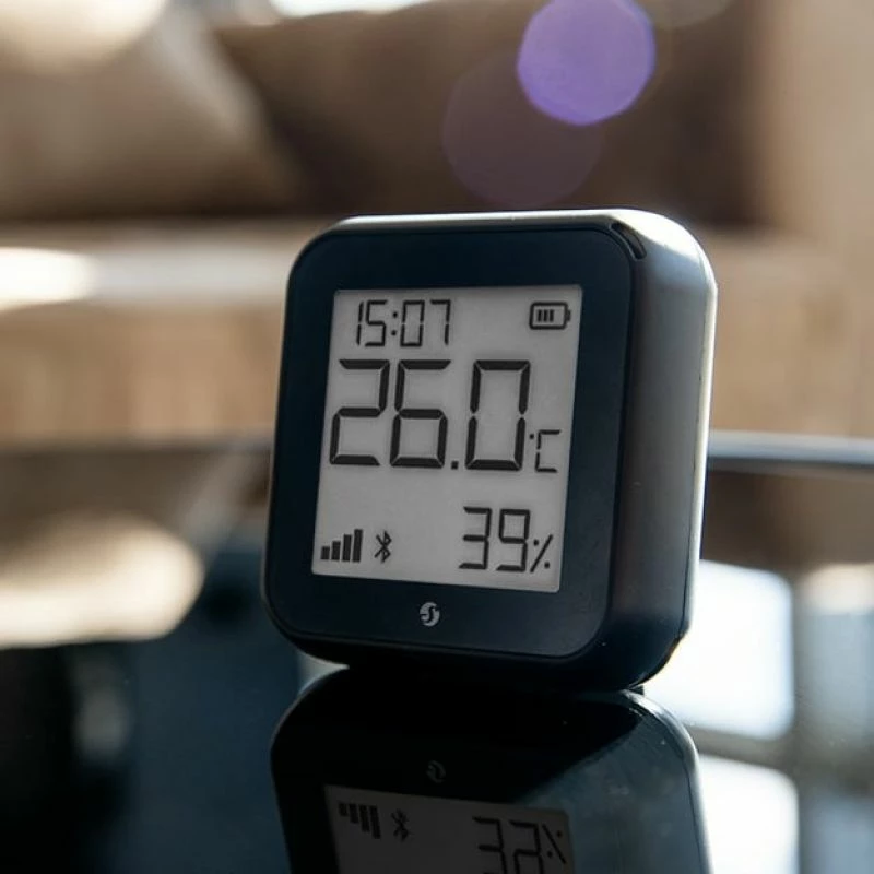 Sensor temperature dhe lagështie Shelly H&T Gen3, i bardhë