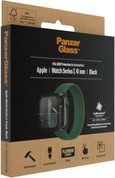 Mbështjellës PanzerGlass për Apple Watch 7/8, 41mm, i zi