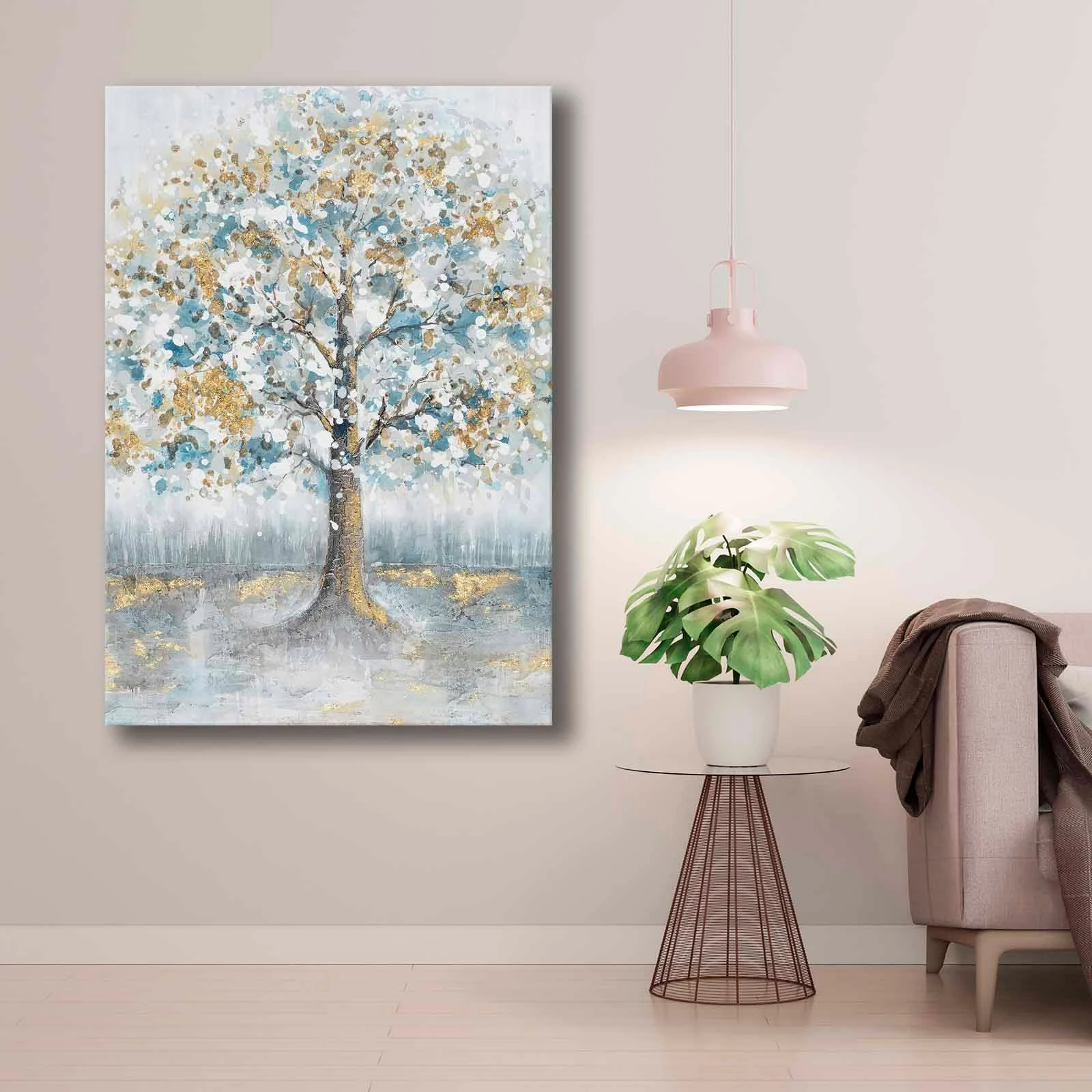 Pikturë dekorative në kanavacë Wallity, shumëngjyrëshe, 70x100cm