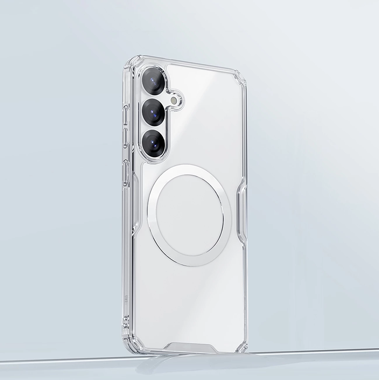 Mbështjellës Nillkin Nature TPU Pro Magnetic me MagSafe për Samsung Galaxy S25+, Bardhë