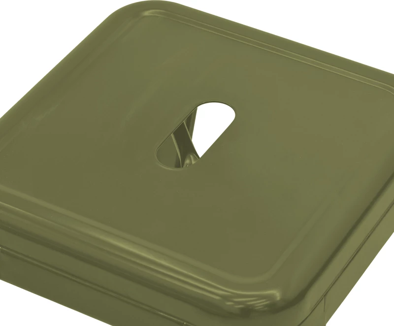 Karrige për bar Utopia, metal, ngjyrë ulliri e errët, 30x30x45cm