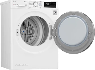 Tharëse rrobash LG RH80V3AV0N 8 kg heat pump, e bardhë