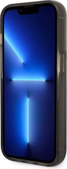 Mbështjellës Karl Lagerfeld KLHCP14LLNCHCK për iPhone 14 Pro 6.1", Glitter Choupette, zi