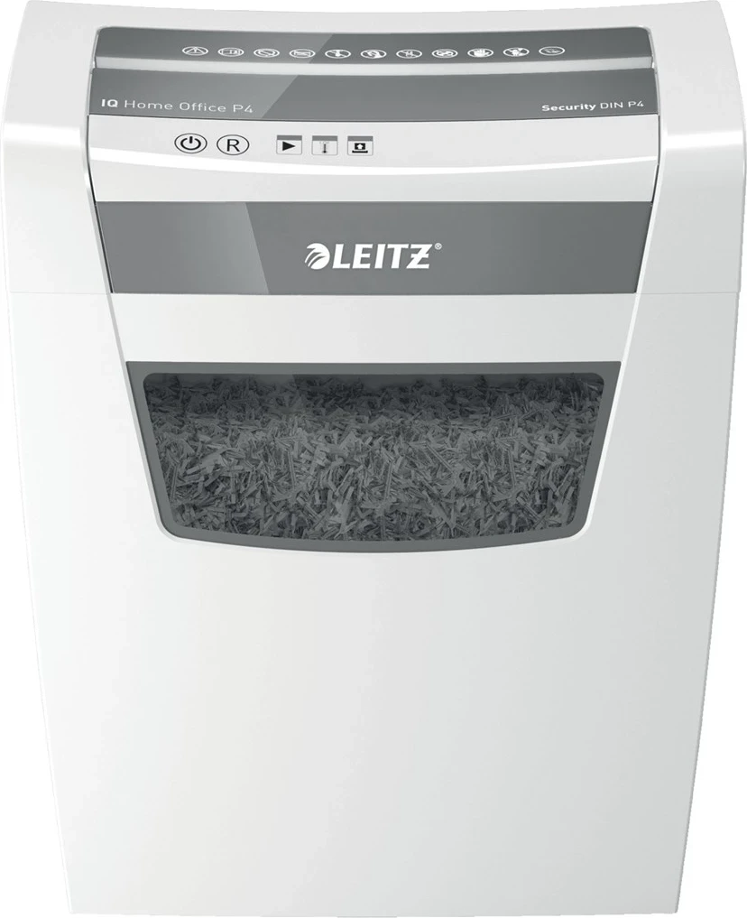Shredder dokumentesh LEITZ IQ Home Office P-4, e bardhë