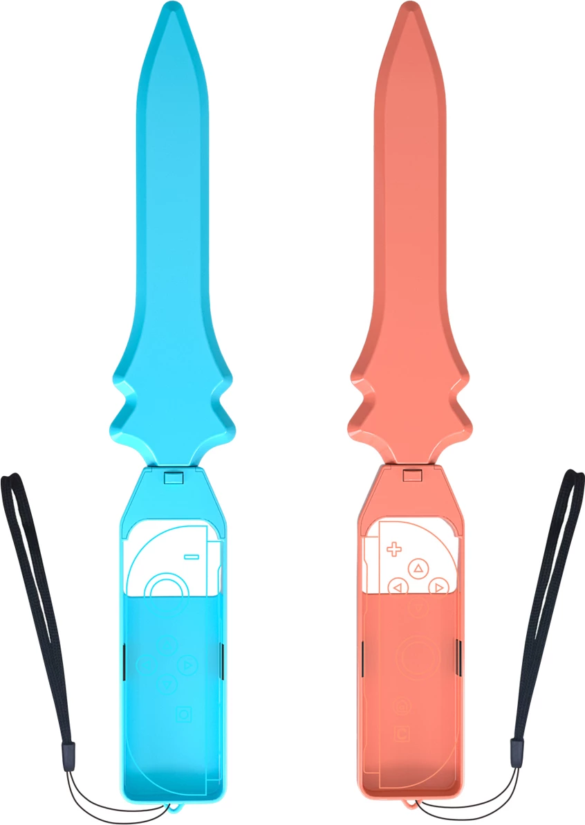 Set aksesorësh lojërash 23-në-1 për Nintendo Switch 2, Hurtel Family Accessory Pack 2, plastikë, portokalli e kaltër, set 23 pjesë