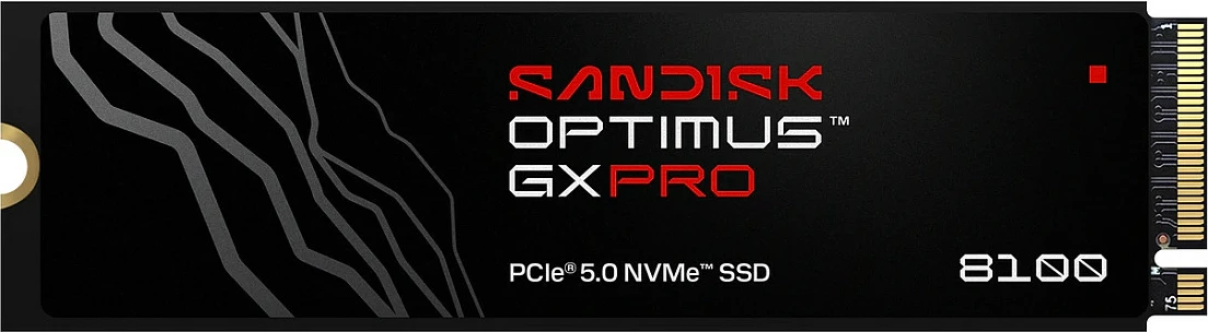 SSD M.2 NVMe Sandisk Optimus GX PRO 8100, 1TB, PCIe 5.0, 14900 MB/s