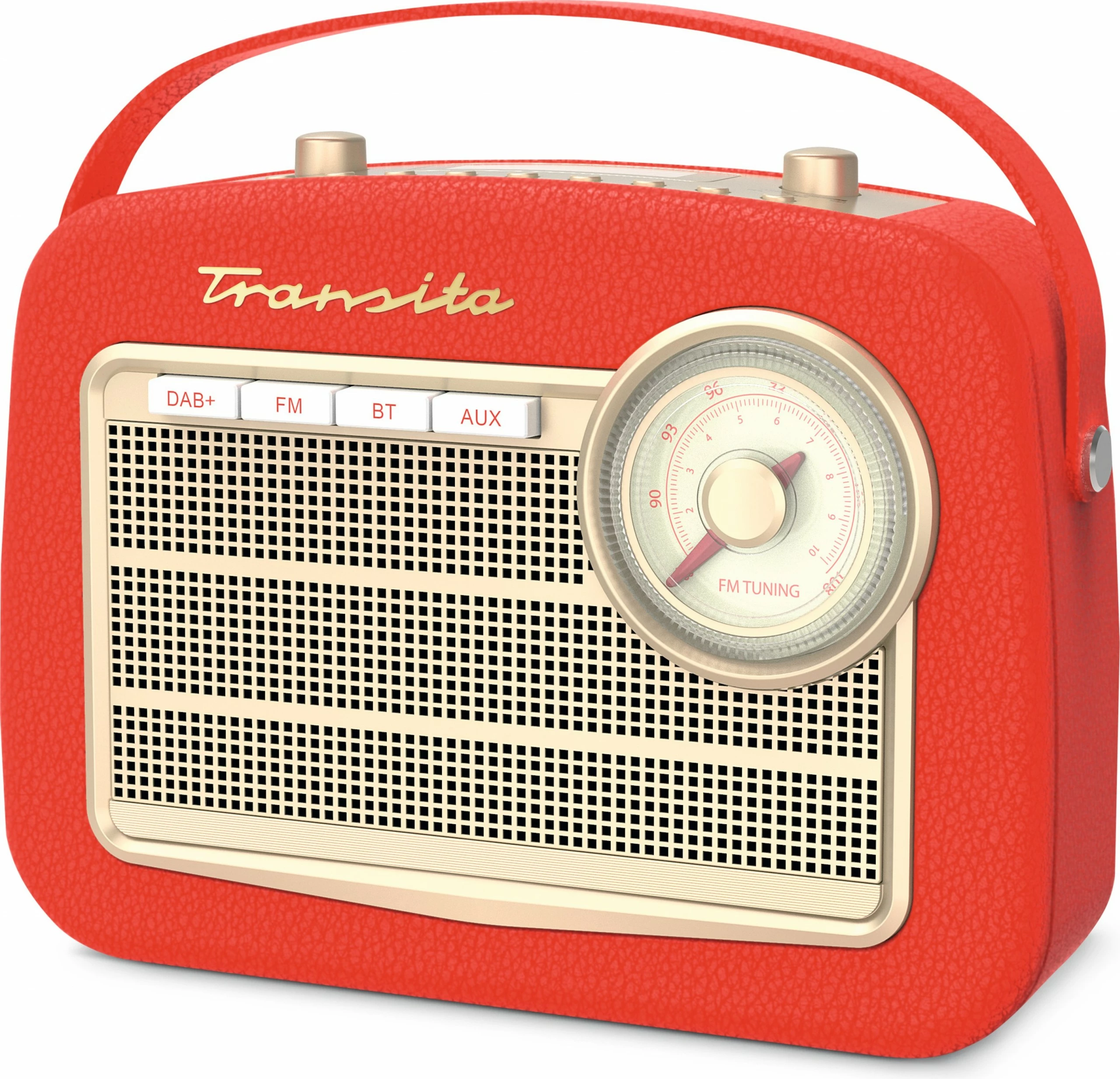 Radio TechniSat Transita 130, DAB+, FM, Bluetooth, AUX, e kuqe