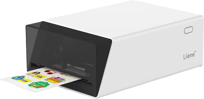 Printer foto portativ 2-në-1 Liene PixCut S1 DHP700, 300 DPI, Bluetooth 5.0, 4x6/4x7 inç, e bardhë, set 36 fletë