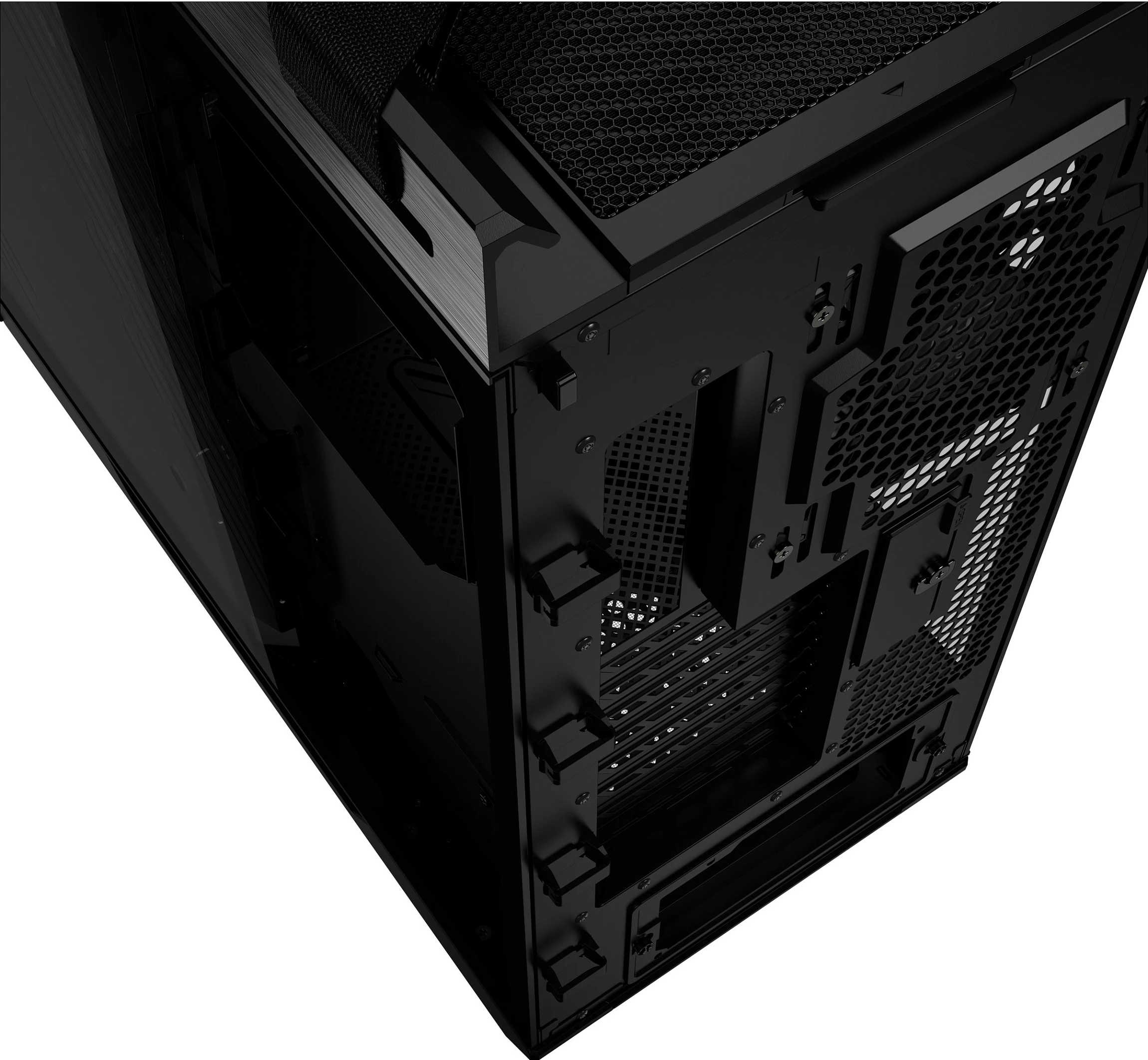 Kasë ASUS ROG Strix Helios II GX601S, Midi Tower, Tempered Glass, RGB, e zezë