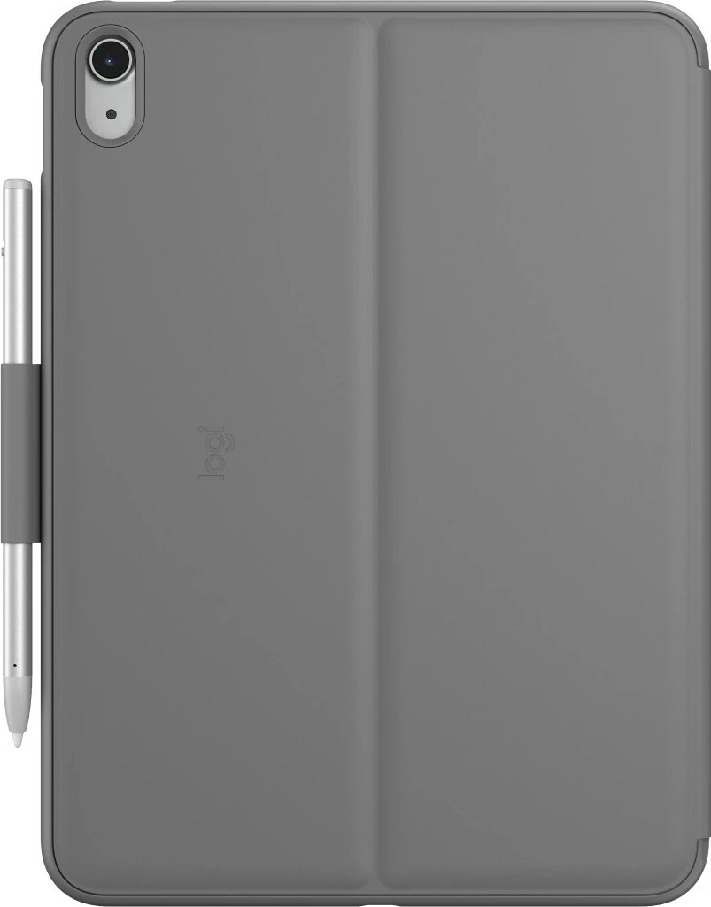 Tastierë me mbështjellës Logitech Slim Folio për iPad 10th Gen, Bluetooth, Oxford Grey