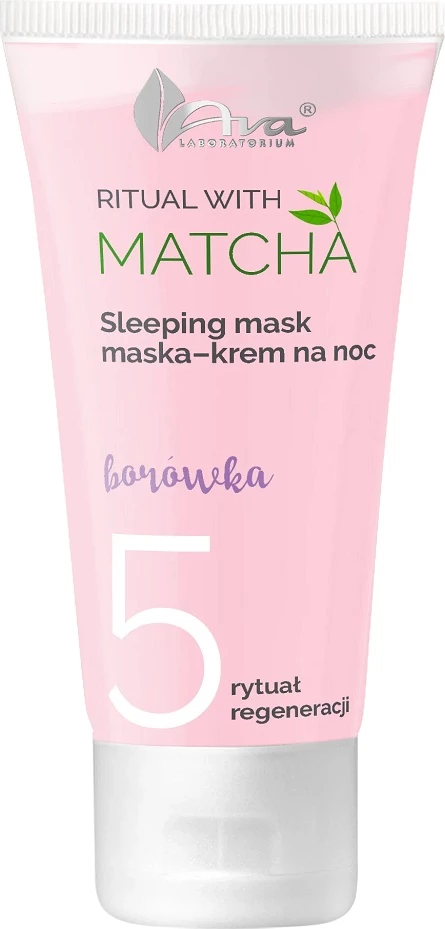 Maskë nate për fytyrë Ava Laboratorium Ritual with Matcha, 50ml
