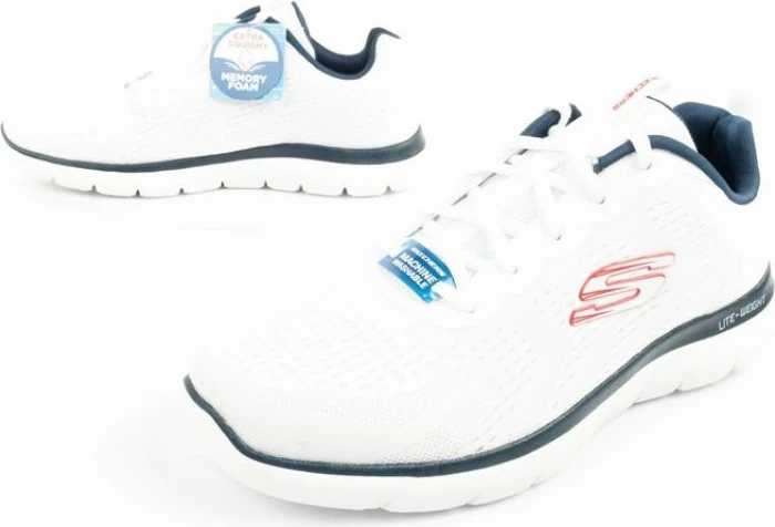 Atlete për meshkuj Skechers, të bardha