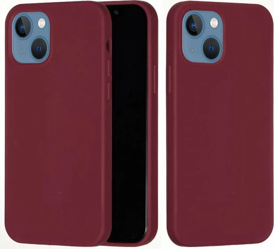 Mbështjellës Liquid Silicone ONASI 13380 për iPhone 13 6.1\", Burgundy Red