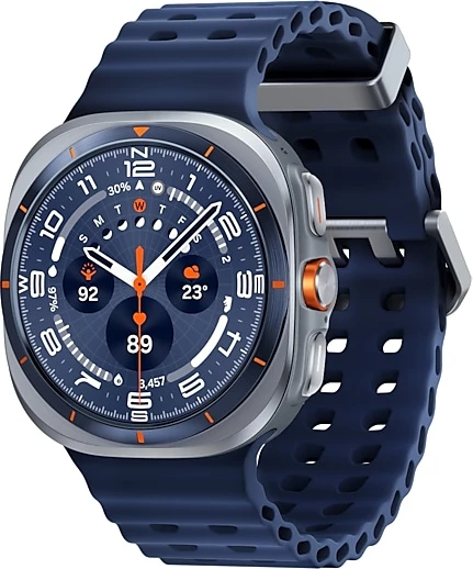 Smartwatch Samsung Galaxy Watch Ultra (2025) SM-L705FZB2EUE, ekran me prekje, rrip sportiv silikon, blu