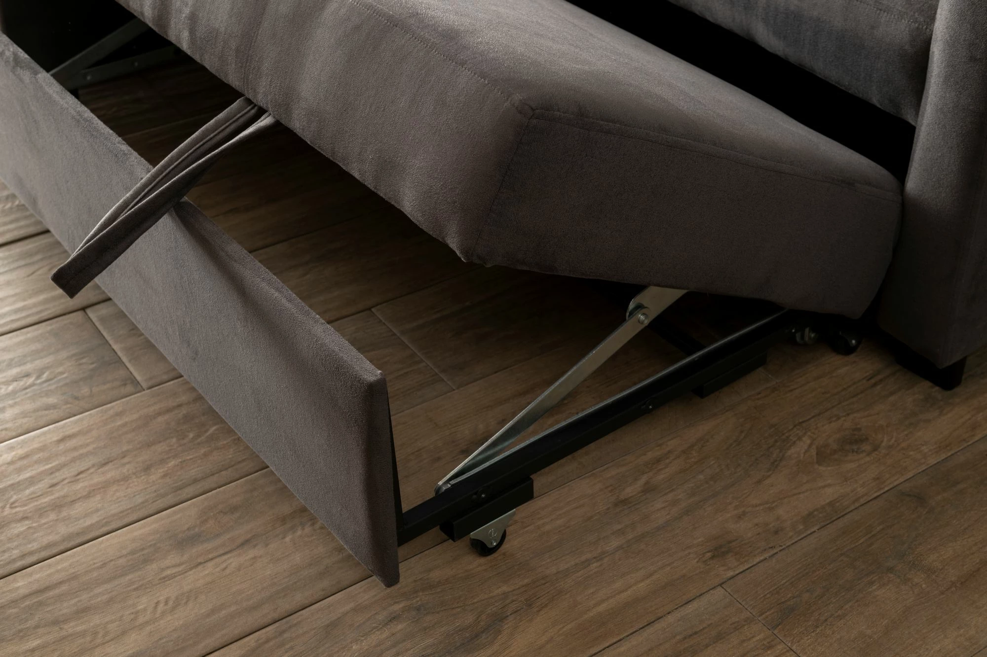 Kënd-sofë krevati Atelier del Sofa, gri, Kado