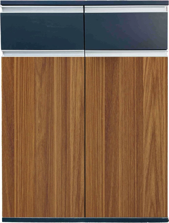 Dollap zyre profesional Oscar, ngjyrë arre-antracit, 80x40x120cm