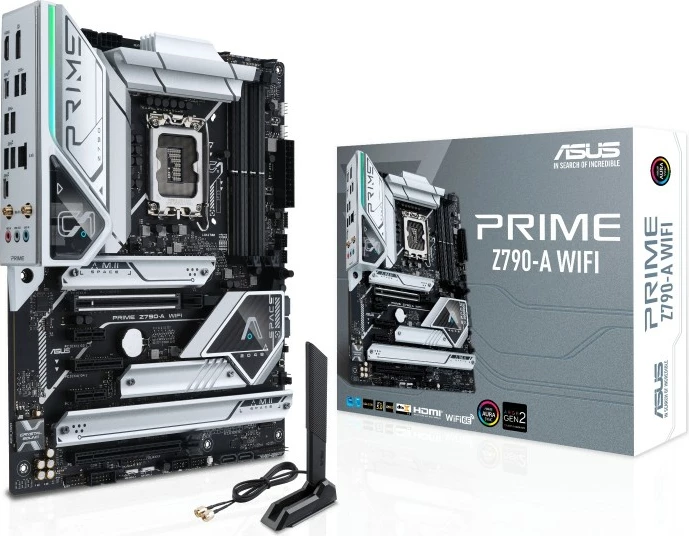 Pllakë amë ASUS PRIME Z790-A WIFI, Intel, LGA 1700, DDR5-SDRAM, 192 GB