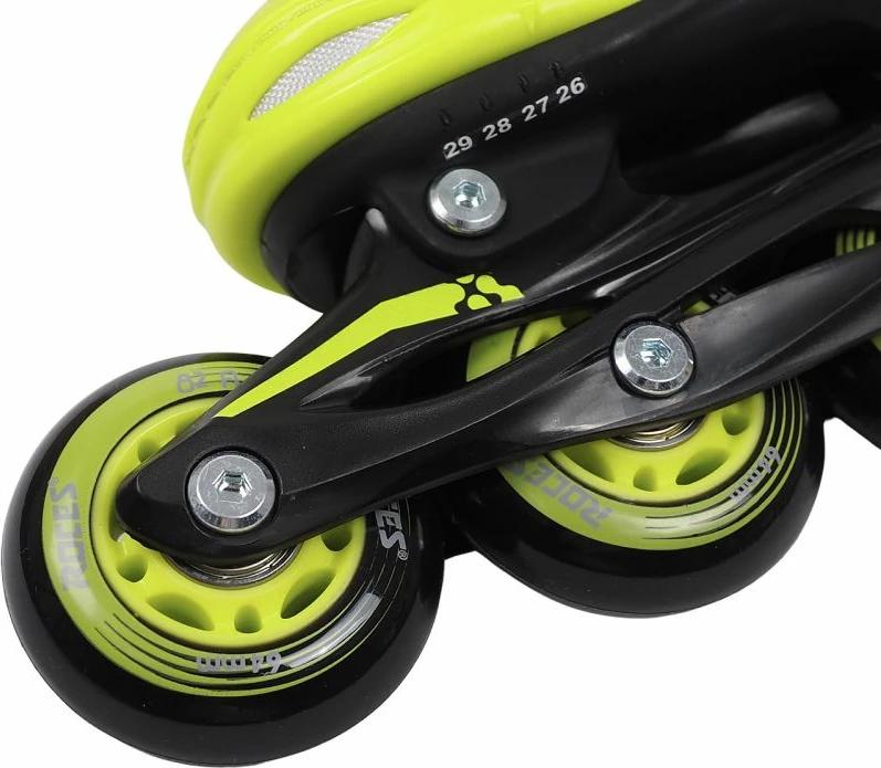 Rollera për fëmijë Roces, të zeza dhe të gjelbra