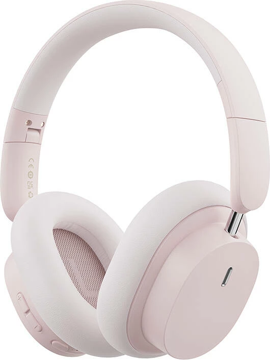 Kufje pa tela, Baseus Bowie D05, Bluetooth 5.2, 70h bateri, 40mm, rozë e artë