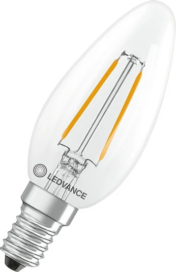 Llambë LED OSRAM Classic B, E14, 1.8W, 250 lm, 2700K, dimmable, e bardhë e ngrohtë
