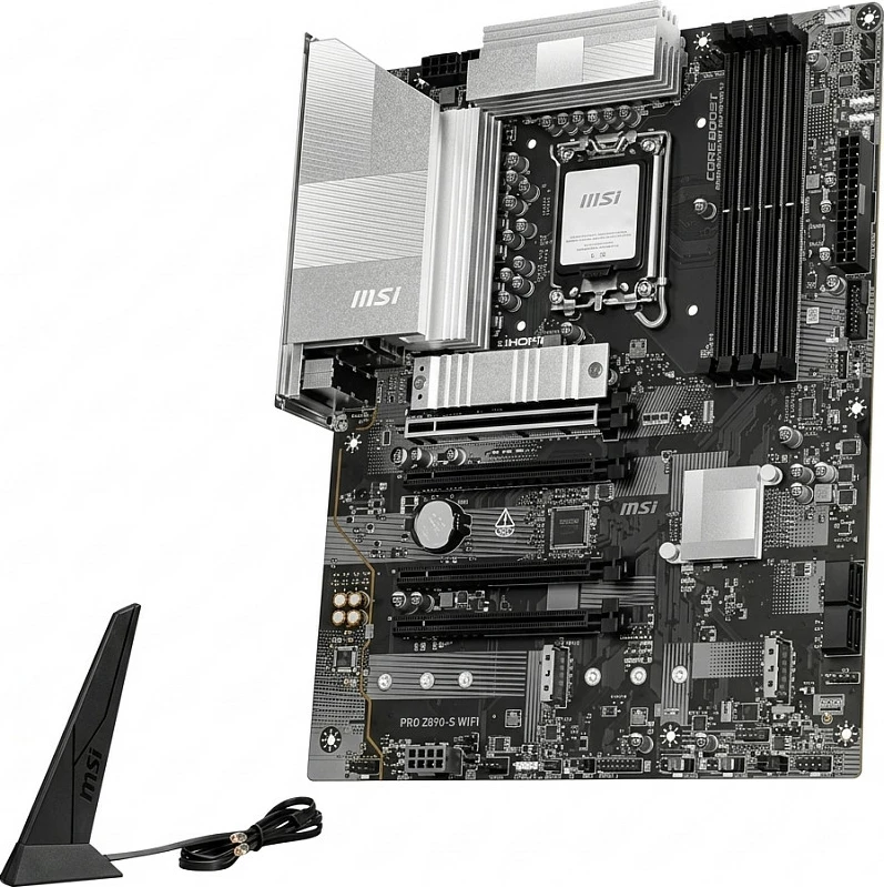 Pllakë amë MSI PRO Z890-S WiFi6E, Socket S1851, ATX, DDR5, e zezë