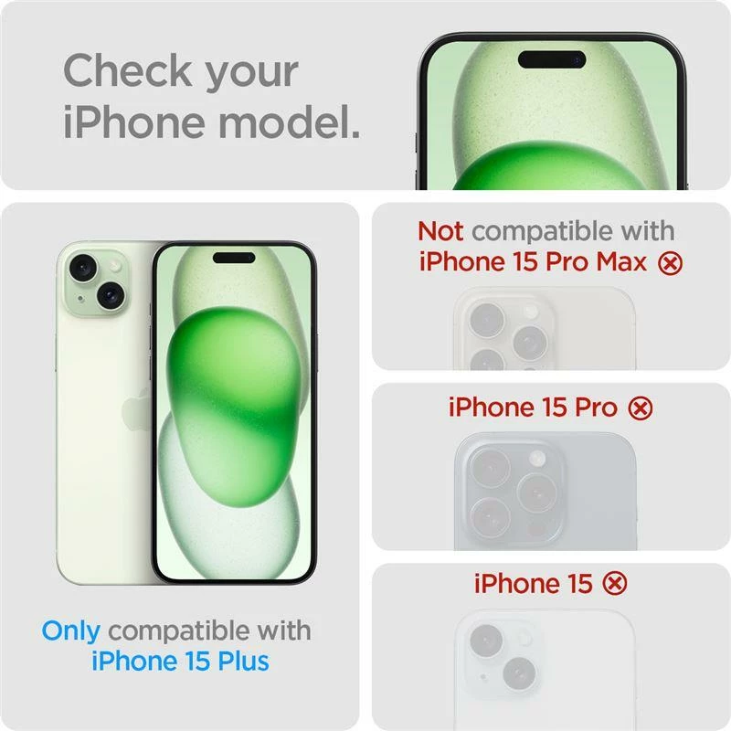 Xham mbrojtës Spigen Glas.tR EZ Fit Privacy për iPhone 15 Plus, Transparent