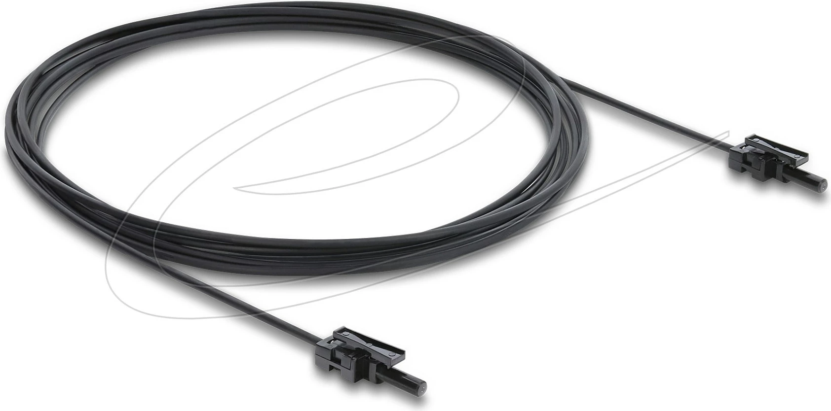 Kabllo fibër optike POF DeLOCK HFBR 4532-4532Z, simplex-simplex, 3 m, e zezë/gri