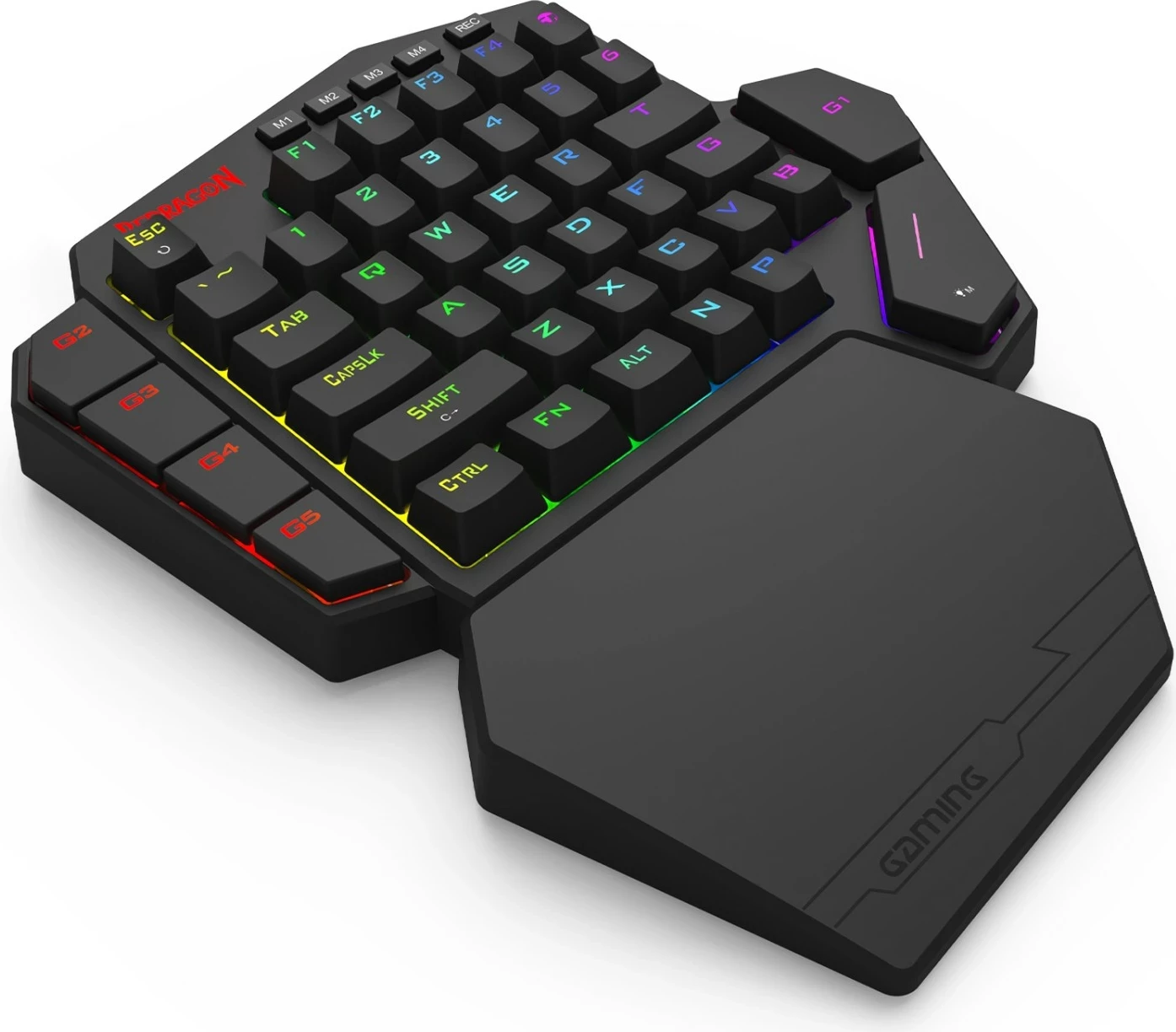 Tastierë gaming Redragon K585RGB-M Diti Magnetic, switch magnetik, RGB, USB-C, e zezë