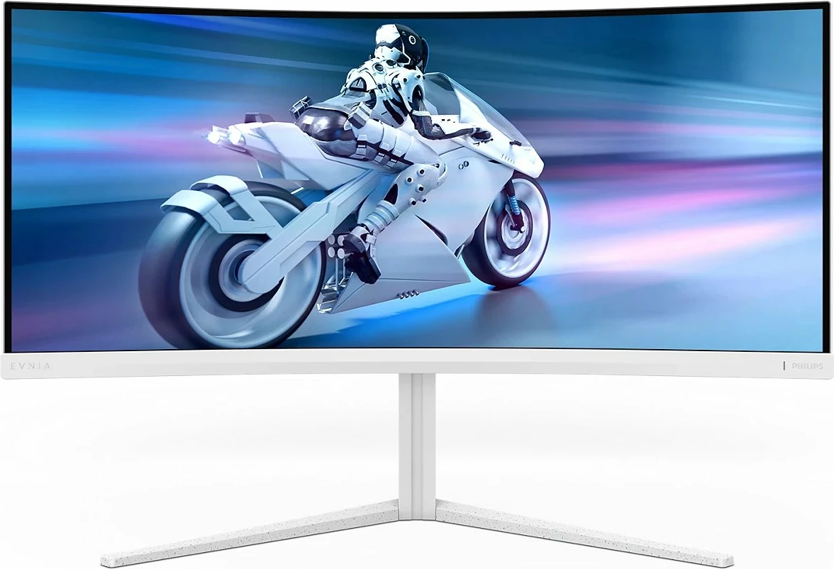 Monitor Philips Evnia 34M2C5501A/00 34\" UWQHD 180Hz i lakuar, i bardhë