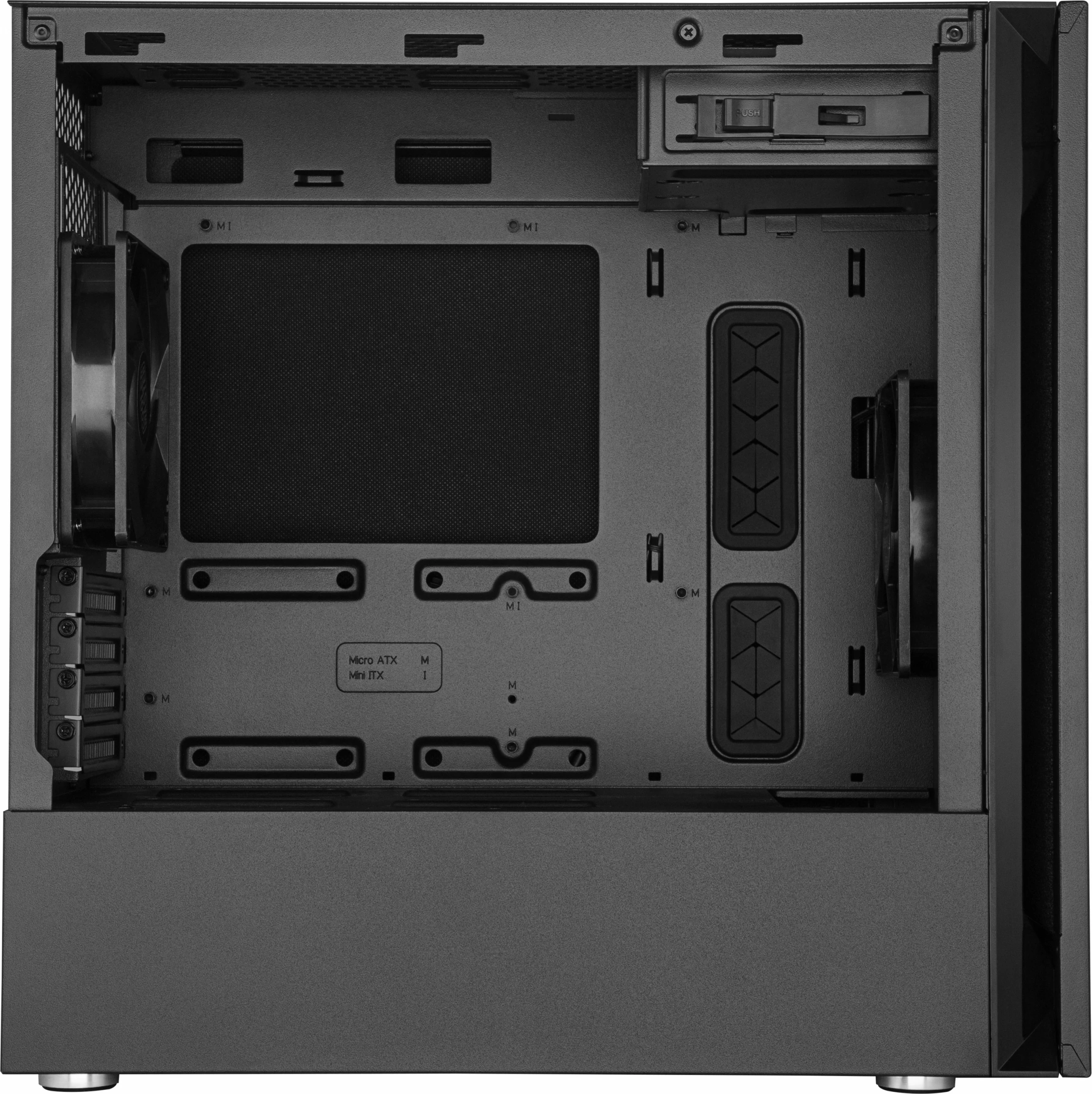 Kasë Cooler Master Silencio S400, Midi Tower, micro ATX, Mini-ITX, e zezë