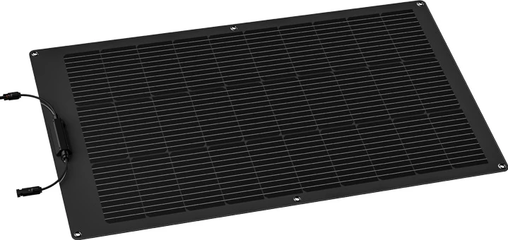 Panel diellor EcoFlow 100W fleksibil, i zi