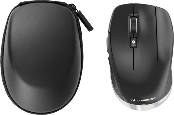 Maus 3Dconnexion CadMouse Compact Wireless, USB-C, Djathtas, E zezë