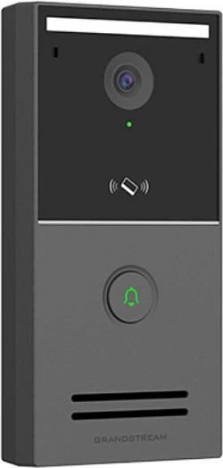 Stacion dere video IP Grandstream GDS3727, 4MP, PoE, Wi‑Fi, RFID, e zezë