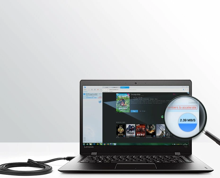 Kabllo rrjeti Ugreen Cat 7 STP, RJ45, 2m, e zezë
