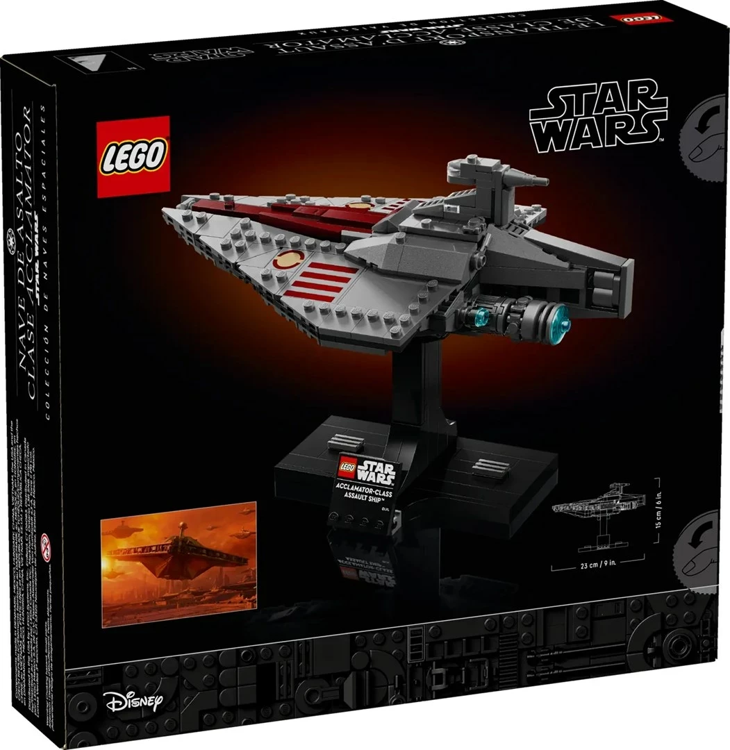 Set LEGO Star Wars 75404 Acclamator-Class Assault Ship