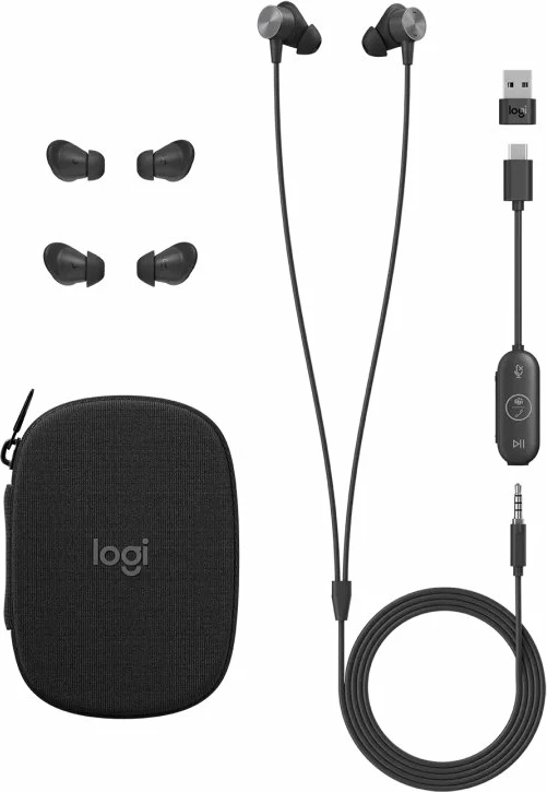 Kufje Logitech Logi Zone Wired, Office/Call center, 33 g, Graphite