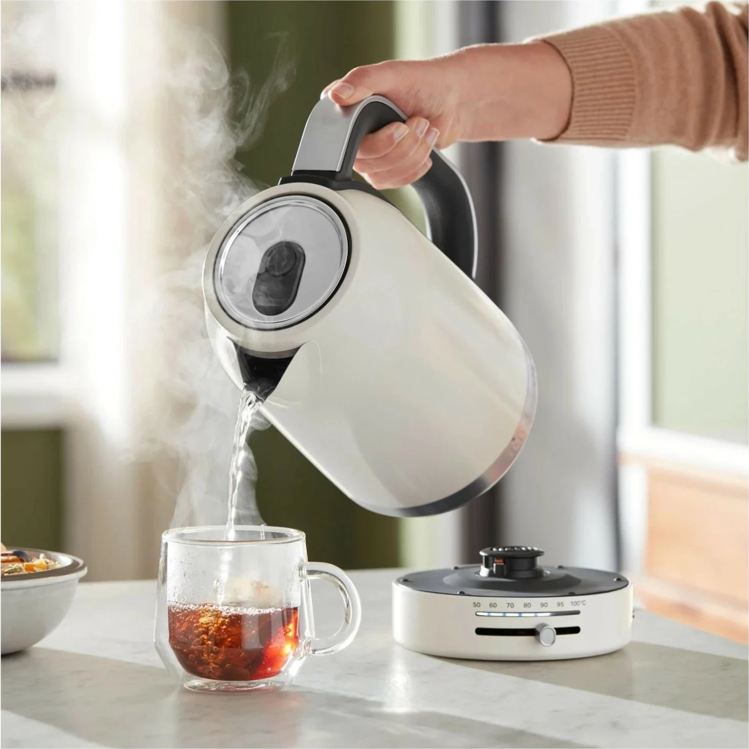 Çajnik elektrik KitchenAid 5KEK1701E, 1.7L, bardhë