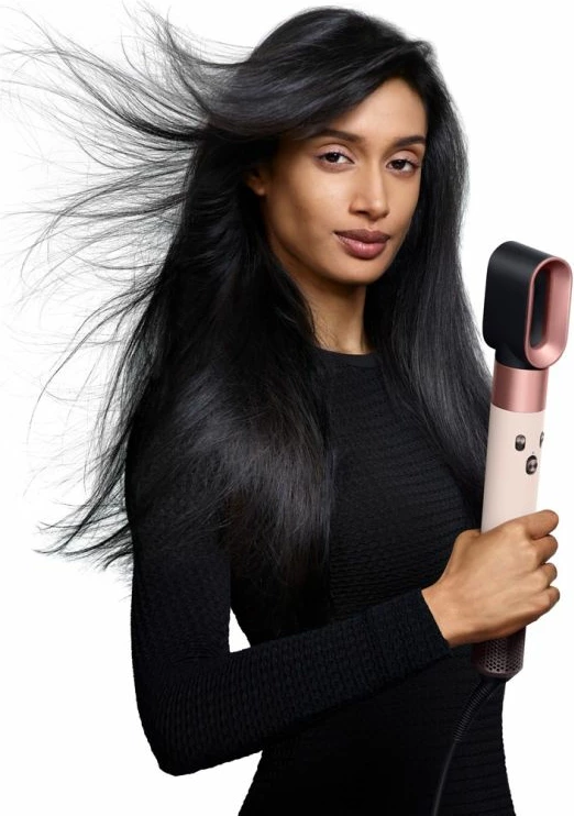Multistyler flokësh DYSON Airwrap id Curly+Coily, rozë gold/pink, set me 6 pjesë