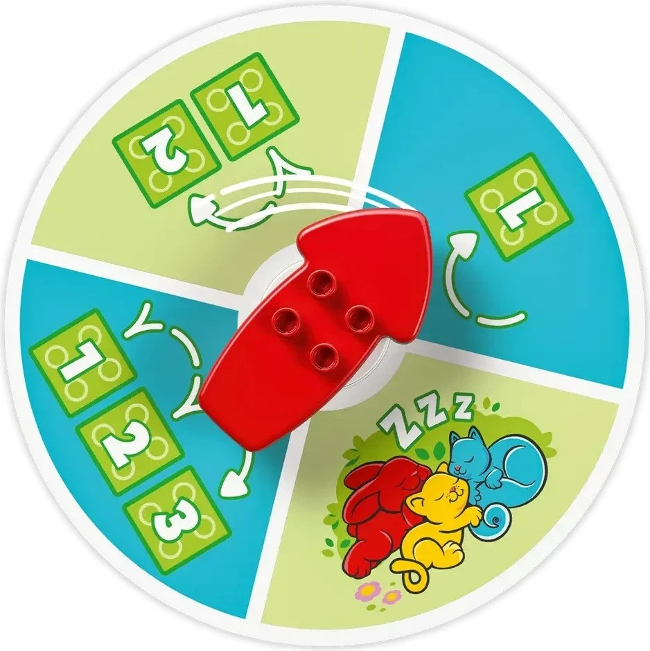 Set lodrash LEGO DUPLO Hopsy's Castle Game, 47 pjesë, shumëngjyrëshe