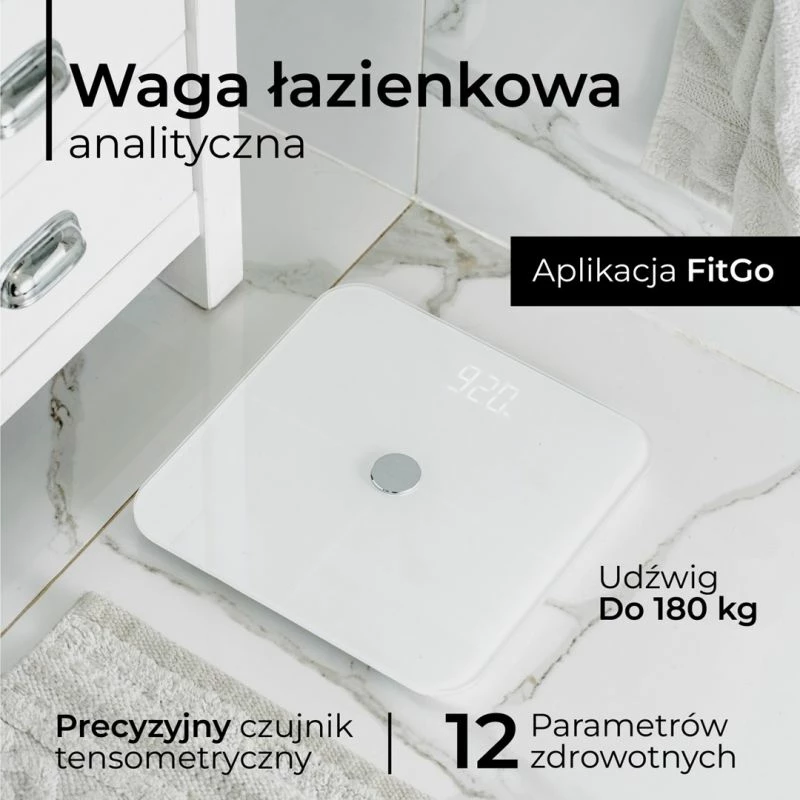 Peshore banjoje Adler AD 8187w, e bardhë