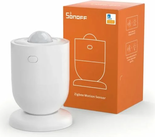 Sensor lëvizjeje Zigbee SONOFF SNZB-03P, Zigbee 3.0, rreze 6 m, 110°, bateri CR2477, i bardhë