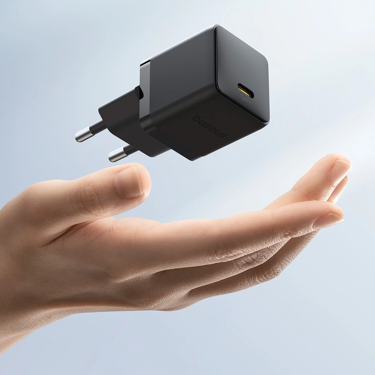 Karikues muri Baseus Palm 30W, USB-C, i bardhë