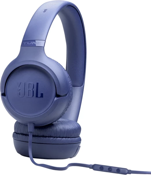 Kufje JBL Tune 530C USB‑C me kabllo, Pure Bass, me mikrofon, On‑ear, Blu