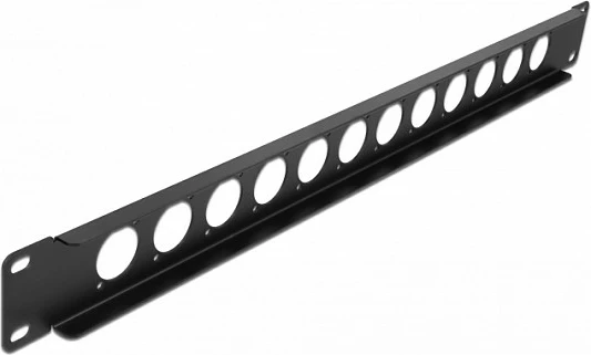 Patch panel DeLOCK 19" D-Type, 12 porta, 1U, i zi